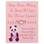 Breast Cancer Panda Bear Full Color Flyer