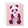 Breast Cancer Panda Bear Custom Announcement