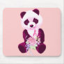 Breast Cancer Panda Bear Mouse Pads