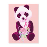 Breast Cancer Panda Bear Post Cards