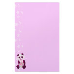 Breast Cancer Panda Bear stationery
