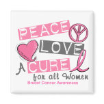 Breast Cancer PEACE, LOVE, A CURE 1 (All Women)
