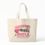 Breast Cancer PEACE, LOVE, A CURE 1 (Best Friend) Bag