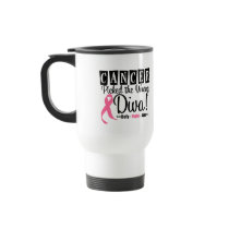 Breast Cancer Picked The Wrong Diva v2 Coffee Mug