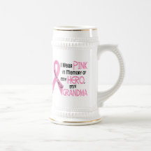Breast Cancer PINK IN MEMORY OF MY GRANDMA 1 Mugs