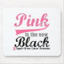 Breast Cancer Pink is The New Black Mouse Mat