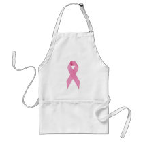 Breast Cancer Pink Ribbon Apron