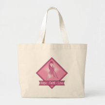 Breast Cancer Pink Ribbon Bag