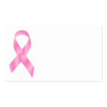Breast Cancer Pink Ribbon Business Card