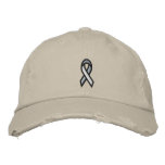 Breast Cancer Pink Ribbon Embroidered Hat