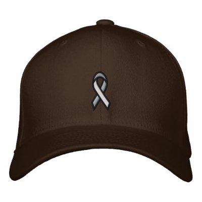Breast Cancer Pink Ribbon Embroidered Baseball Cap by ktreadwe