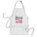 BREAST CANCER PINK RIBBON For Me Apron