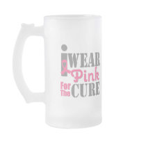 BREAST CANCER PINK RIBBON For The Cure Coffee Mug