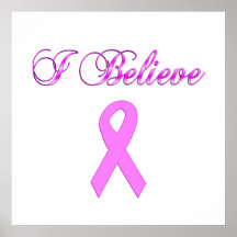 Breast Cancer Pink Ribbon Print