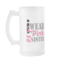 BREAST CANCER PINK RIBBON Sister Coffee Mug