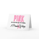 Breast Cancer Pink Ribbon Symbol of Hope cards