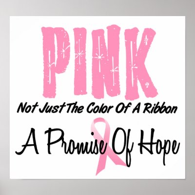 Breast Cancer Pink Ribbon Symbol of Hope by awarenessgifts
