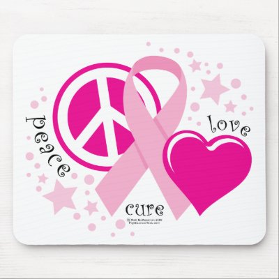 Breast Cancer PLC Mouse Mat by fightcancertees