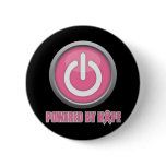 Breast Cancer Powered by Hope Pinback Buttons