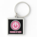 Breast Cancer Powered by Hope Key Chains