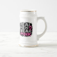 Breast Cancer Real Men Wear Pink Mugs