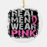 Breast Cancer Real Men Wear Pink Ornaments