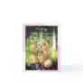 Breast Cancer Remission--Teddy Bear--Pink Ribbons Card