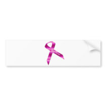Breast Cancer Ribbon Bumper Stickers