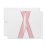 Breast Cancer Ribbon Custom Invitation