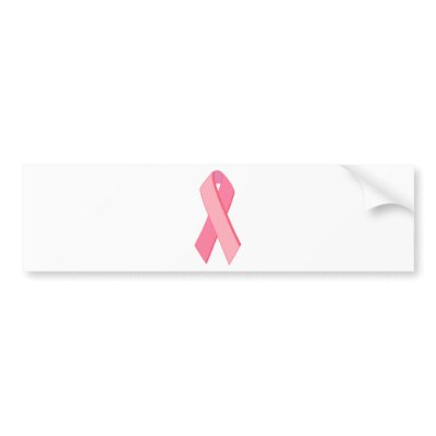 Breast Cancer Ribbon Original design! Bumper Sticker by angeria