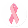 Breast Cancer Ribbon Original design! Round Sticker