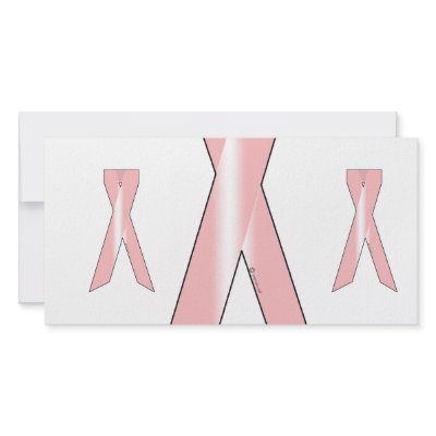 Breast Cancer Ribbon Custom Photo Card by Artistic_Hope