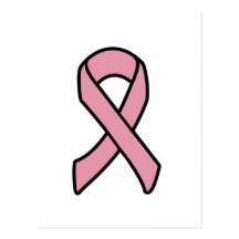 Breast Cancer Ribbon Post Cards
