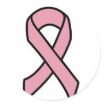 Breast Cancer Ribbon Sticker