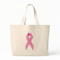Breast Cancer Ribbon Tote Bag