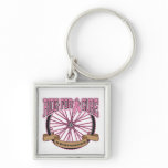 Breast Cancer Ride For Cure Keychain