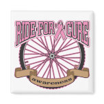 Breast Cancer Ride For Cure Fridge Magnets