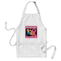Breast Cancer Rosie Riveter - Fight Like a Girl Apron