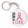 Breast Cancer Run 4 A Cure Key Chain