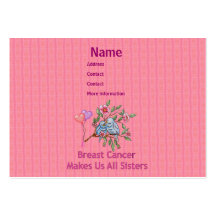 Breast Cancer Sisters Business Card