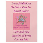 Breast Cancer Sisters Flyer Design