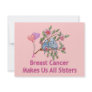 Breast Cancer Sisters Personalized Announcement