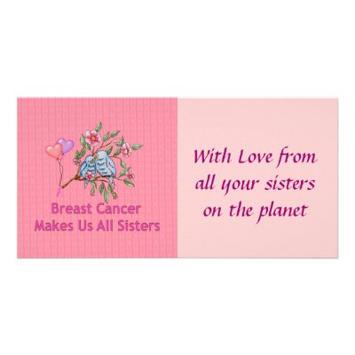 Breast Cancer Sisters Photo Card by orsobear