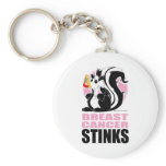 Breast Cancer Stinks Key Chain