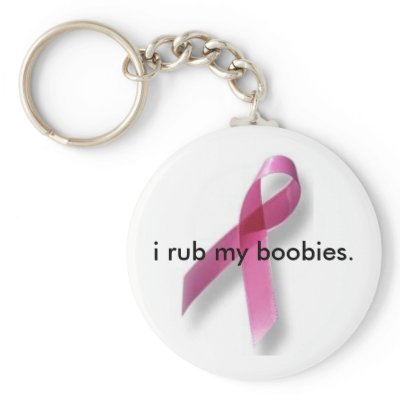 breast cancer stinks. keychains by jesusissushitimesi