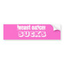 Breast Cancer Sucks Bumper Sticker