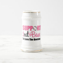 Breast Cancer Support 2nd Base Mugs