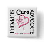 Breast Cancer Support Advocate Cure Pin