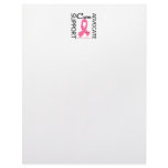 Breast Cancer Support Advocate Cure letterhead