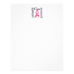 Breast Cancer Support Advocate Cure Custom Letterhead